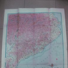 Mapas contemporáneos: MAPA DE CATALUÑA Y PAIS LINDANTE DE ARAGON YFRANCIA. EDUARDO BROSSA. 1926. 92 X 78 CM.. Lote 57319305