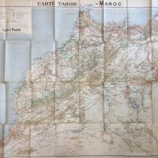 Mapas contemporáneos: CARTE TARIDE- MAROC. MARRUECOS.