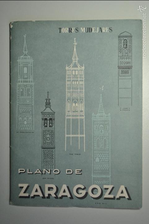 Mapas contempor&aacute;neos: Plano de la ciudad de Zaragoza de 1958