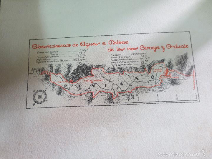 Mapas contempor&acirc;neos: MAPA  DE ABASTECIMIENTO DE AGUAS A BILBAO DE LOS RIOS CERREJA Y ORDUNTE