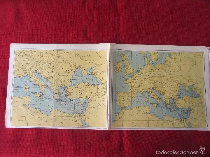Mapas contempor&aacute;neos: MAPA LINEAS MAR&Iacute;TIMAS - Foto 1