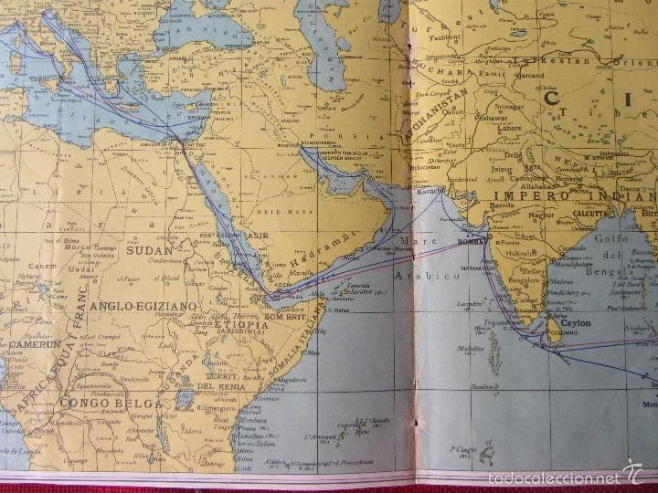 Mapas contempor&aacute;neos: MAPA LINEAS MAR&Iacute;TIMAS - Foto 2