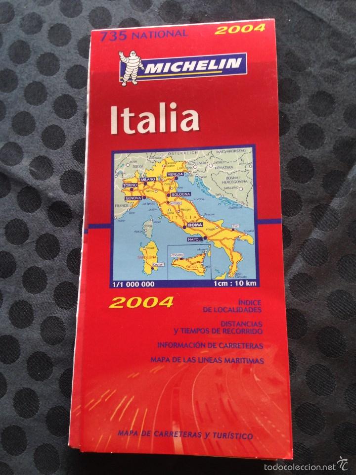 Mapas contempor&aacute;neos: MAPA MICHELIN ITALIA A&Ntilde;O 2004 - Foto 1