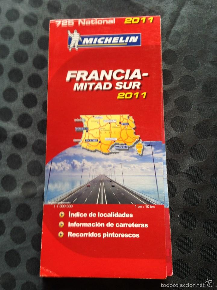 Mapas contempor&aacute;neos: MAPA MICHELIN A&Ntilde;O 2011 FRANCIA MITAD SUR - Foto 1