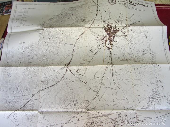 Mapas contempor&aacute;neos: MAPA TERME DEL VENDRELL 1982 - Foto 1