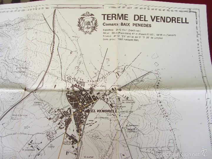 Mapas contempor&aacute;neos: MAPA TERME DEL VENDRELL 1982 - Foto 2