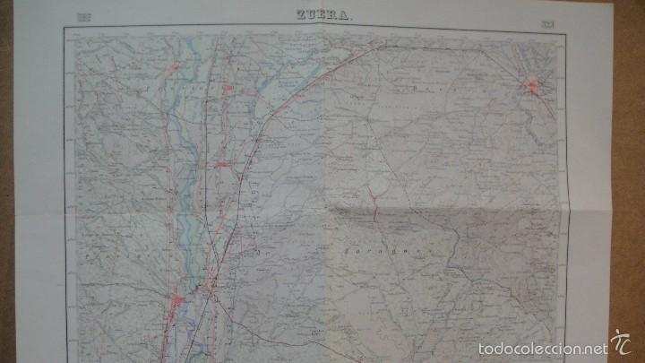 Mapas contempor&aacute;neos: zuera - instituto geografico y catastral , 2&ordf; edicion 1952