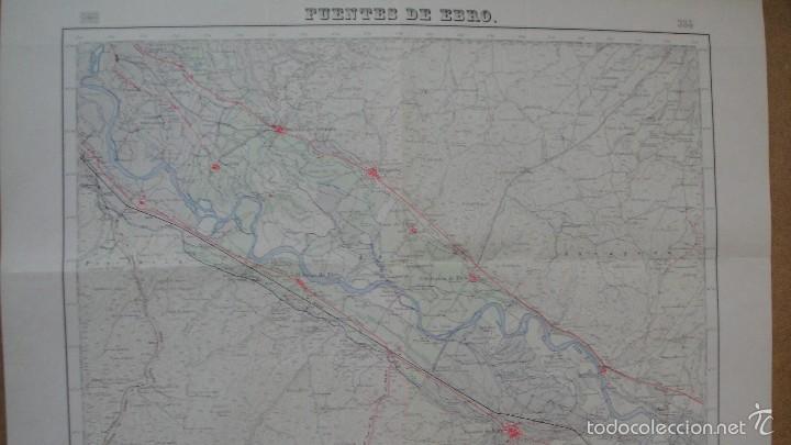 Mappe contemporanee: fuentes de ebro - instituto geografico y catastral , 2&ordf; edicion 1951