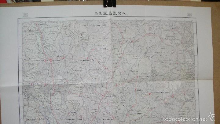 Mapas contempor&aacute;neos: almarza - instituto geografico y catastral , 2&ordf; edicion 1954