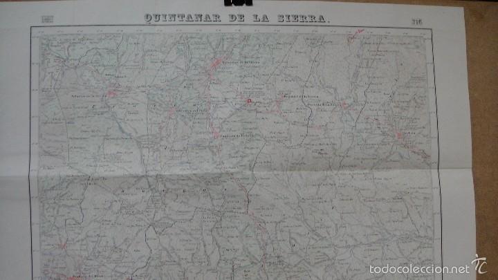 Zeitgen&ouml;ssische Karten: quintanar de la sierra - instituto geografico y catastral , 2&ordf; edicion 1960