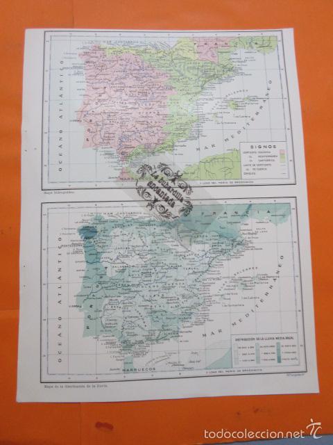 Mapas contempor&aacute;neos: LAMINA - LA HIDROGRAFIA EN ESPA&Ntilde;A - Foto 1