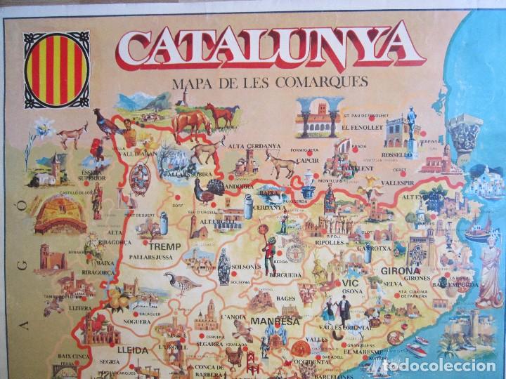 Mapas contempor&aacute;neos: BONITO MAPA DE CATALUNYA Y SUS COMARCAS - Foto 2
