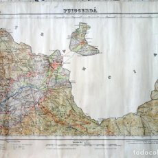 Mapas contemporáneos: MAPA MILITAR DE PUIGCERDÁ. ESCALA 1/50.000. MEDIDAS: 50X68 CM. LITOGRAFIA 1949. Lote 64811451