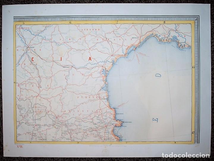 mapa norte cataluña sur francia mapa itinerario militar de españa. norte de cat   Comprar Mapas 