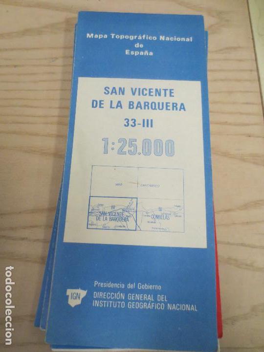 Mapas contempor&aacute;neos: mapa san vicente de la barquera    santander - Foto 1