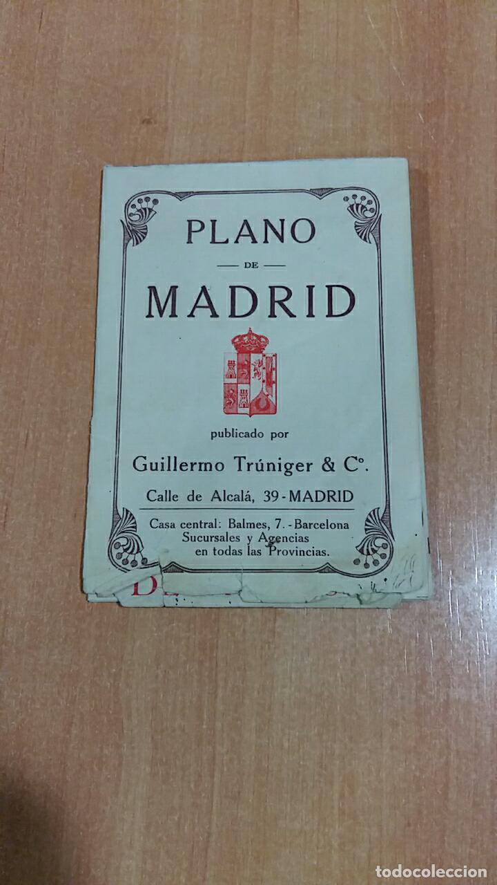 Zeitgen&ouml;ssische Karten: PLANO DE MADRID. CON PUBLICIDAD. CYCLOSTYLE, UNDERWOOD, BRUNSVIDA