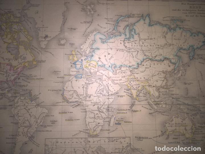 Mapas contempor&aacute;neos: MAPA DE LA TIERRA ( DER ERDE) Spruner - Foto 2