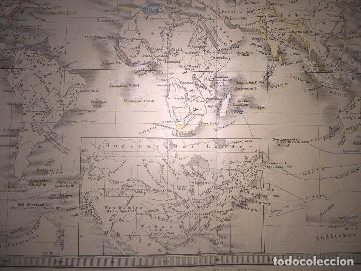 Mapas contempor&aacute;neos: MAPA DE LA TIERRA ( DER ERDE) Spruner - Foto 3