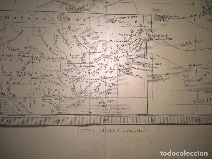 Mapas contempor&aacute;neos: MAPA DE LA TIERRA ( DER ERDE) Spruner - Foto 7
