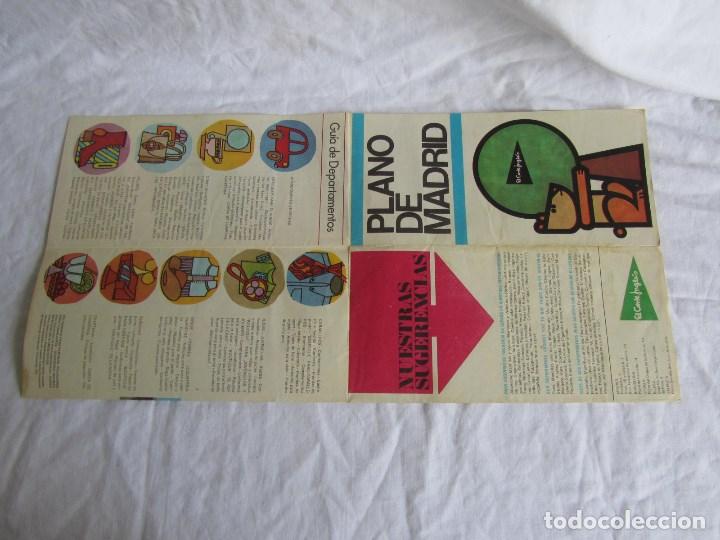 Mapas contempor&aacute;neos: Plano de Madrid El Corte Ing&eacute;s 1972 - Foto 6