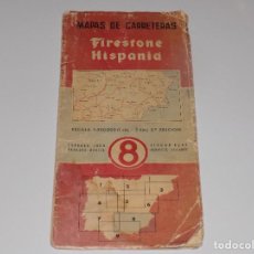 Mapas contemporáneos: MAPA DE CARRETERAS FIRESTONE HISPANIA- N.8. Lote 71503007