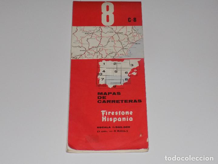 Mapas contempor&aacute;neos: MAPA DE CARRETERAS FIRESTONE HISPANIA- N.8 - Foto 1