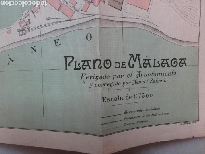 Mapas contempor&aacute;neos: M&Aacute;LAGA. MAPA EDITORIAL MART&Iacute;N. BARCELONA. - Foto 4