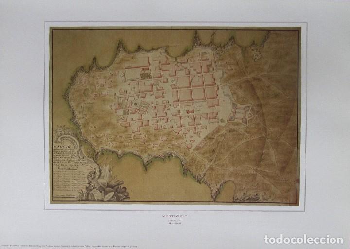 Mapas contempor&aacute;neos: MONTEVIDEO (1783). AN&Oacute;NIMO. MUSEO NAVAL. 60 X 42 CMS. IGN, 1990