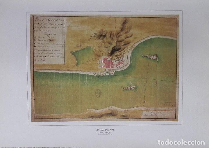 Zeitgen&ouml;ssische Karten: CIUDAD BOL&Iacute;VAR (1777). AGUST&Iacute;N CRAME. SERVICIO HIST&Oacute;RICO MILITAR. 60 X 42 CMS. IGN, 1990