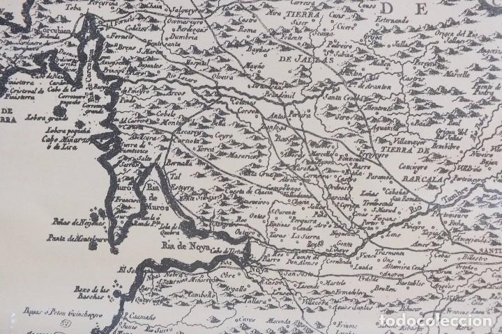 Mapas contempor&aacute;neos: MAPA FACSIMIL REINO DE GALICIA - Foto 3