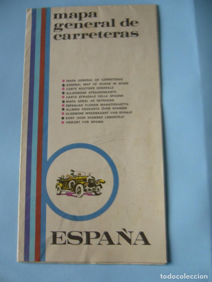 SPAIN Espana Roads Map Mapa General De Carreteras