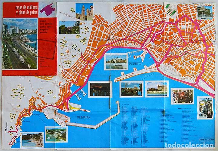 Mapas contempor&aacute;neos: Mapa de Mallorca y Plano de Palma. 1971 - Foto 3