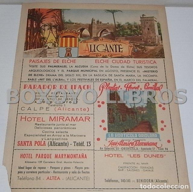 Mappe contemporanee: Mapa de la provincia de Alicante. Anuario Telef&oacute;nico de la Compa&ntilde;&iacute;a Telef&oacute;nica Nacional de Espa&ntilde;a (C