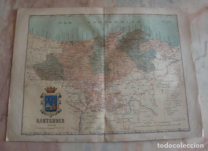 Mapas contempor&aacute;neos: ANTIGUO MAPA SANTANDER 1903 - Foto 1