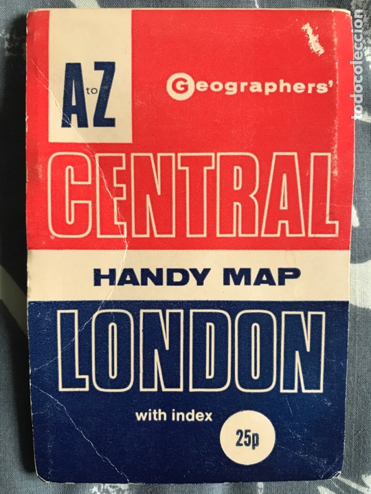 Mapas contempor&aacute;neos: ANTIGUO MAPA CENTRAL DE LONDRES - Foto 1
