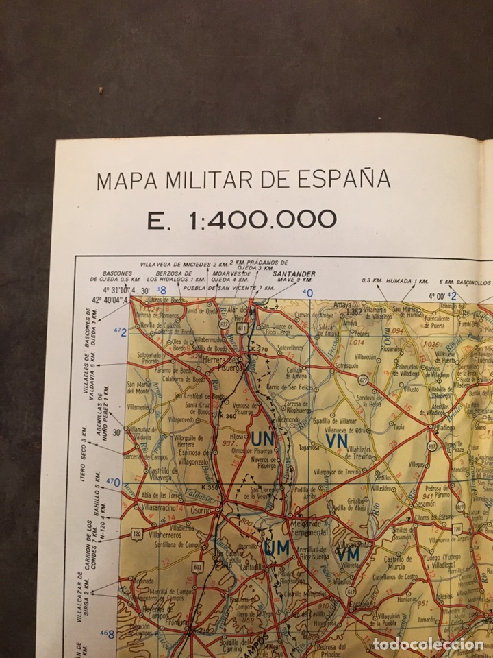 Mapas contempor&aacute;neos: Mapa servicio Geogr&aacute;fico del ej&eacute;rcito. Mapa militar Burgos e1:400000 - Foto 4