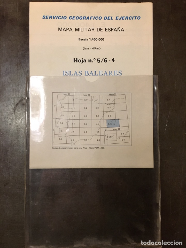 Mapas contempor&aacute;neos: Mapa militar servicio Geogr&aacute;fico del ej&eacute;rcito Islas Baleares - Foto 2