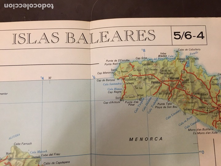 Mapas contempor&aacute;neos: Mapa militar servicio Geogr&aacute;fico del ej&eacute;rcito Islas Baleares - Foto 3