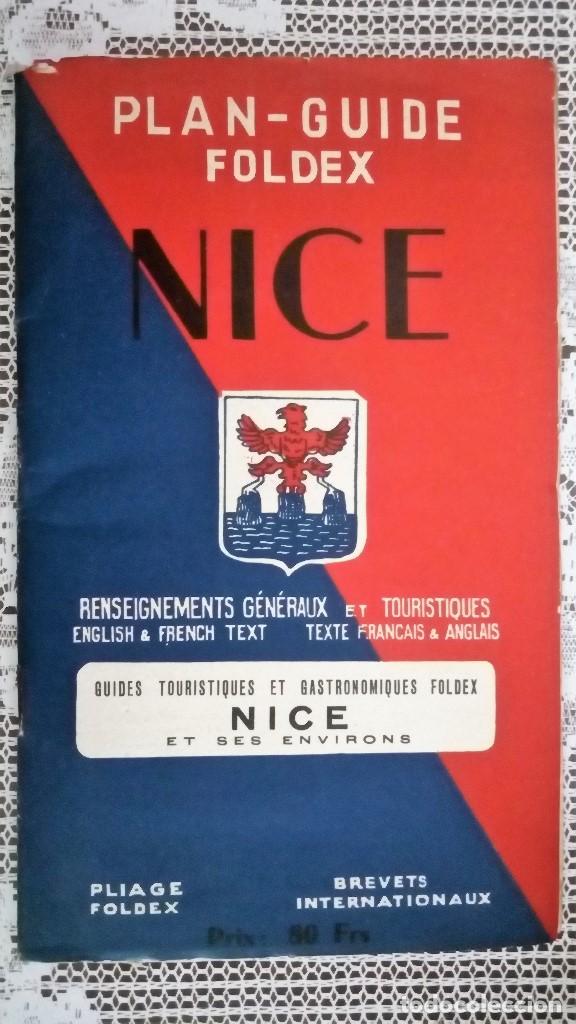 Mapas contempor&acirc;neos: MAPA GUIA NICE - EDICION 49-50, TEXTO EN FRANCES - INGLES