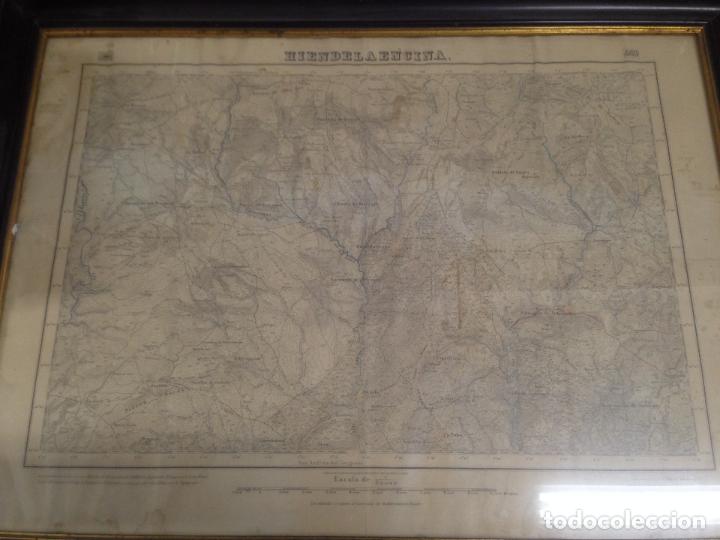 Zeitgen&ouml;ssische Karten: ANTIGUO MAPA ENMARCADO ESCALA 1 50000 HIENDELAENCINA GUADALAJARA