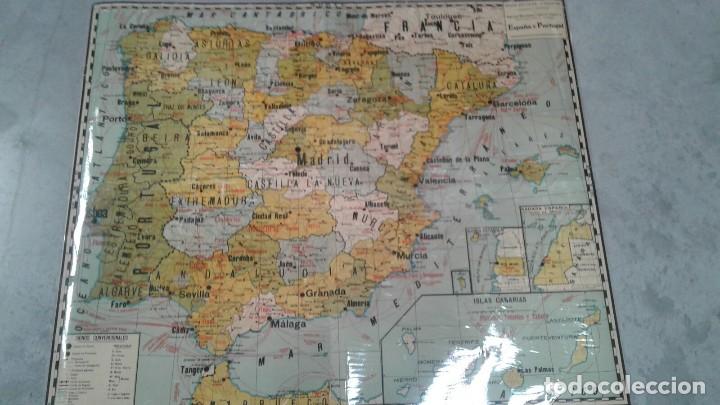 Mapas contempor&acirc;neos: MAPA ESCUELA POLITICO DE ESPA&Ntilde;A Y PORTUGAL DE PALUZIE IMPRENTA ELZEVIIRIANA Y CAM&Iacute;-BARCELONA