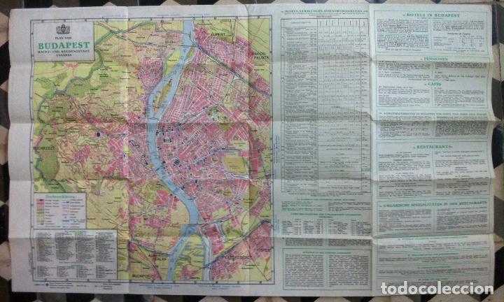 Mapas contempor&aacute;neos: Budapest. Plan und F&uuml;hrer. 1930 - Foto 2