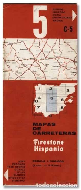 Mapas contempor&aacute;neos: Mapa de carreteras Firestone Hispania n&ordm; 5 - Foto 1