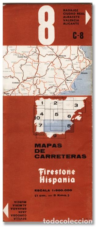 Mapas contempor&aacute;neos: Mapa de carreteras Firestone Hispania n&ordm; 8 - Foto 1