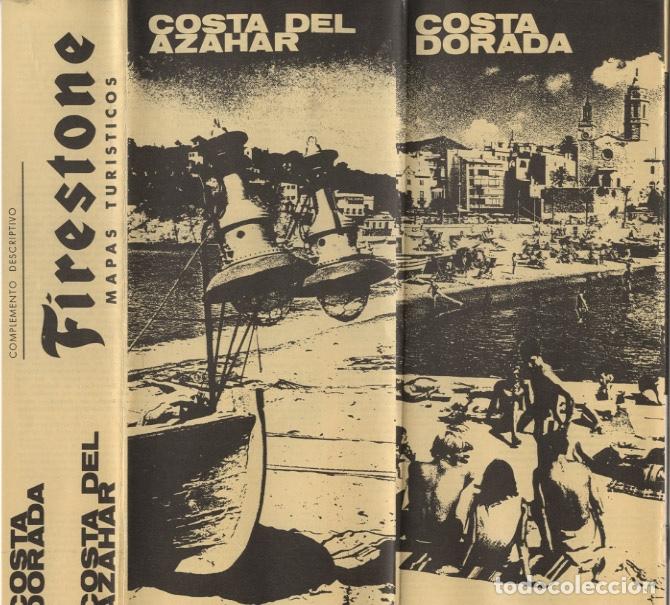Mapas contempor&aacute;neos: Costa Dorada, Costa del Azahar - Complemento descriptivo mapa tur&iacute;stico Firestone, 1966 - Foto 1