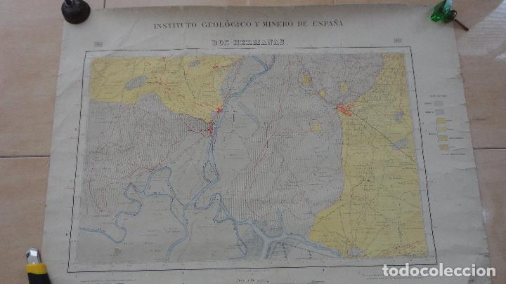 Mapas contempor&acirc;neos: MAPA.DOS HERMANAS.SEVILLA.INSTITUTO GEOLOGICO MINERO ESPA&Ntilde;A.1932?
