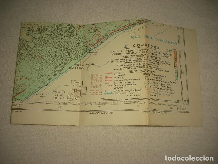 Zeitgen&ouml;ssische Karten: MAPA DEL CORREDOR MEDITERRANEO 1960