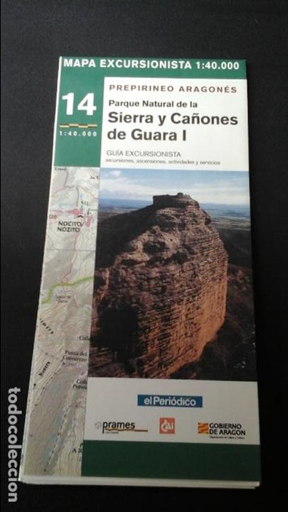 Zeitgen&ouml;ssische Karten: SIERRA DE GUARA - MAPA EXCURSIONISTA 1:40.000