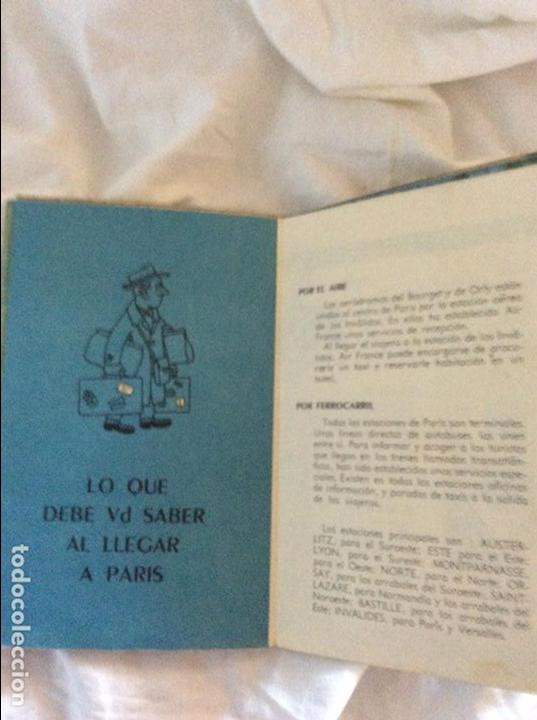 Mapas contempor&aacute;neos: MAPA Y GUIA ANTIGUA DE PARIS - Foto 3