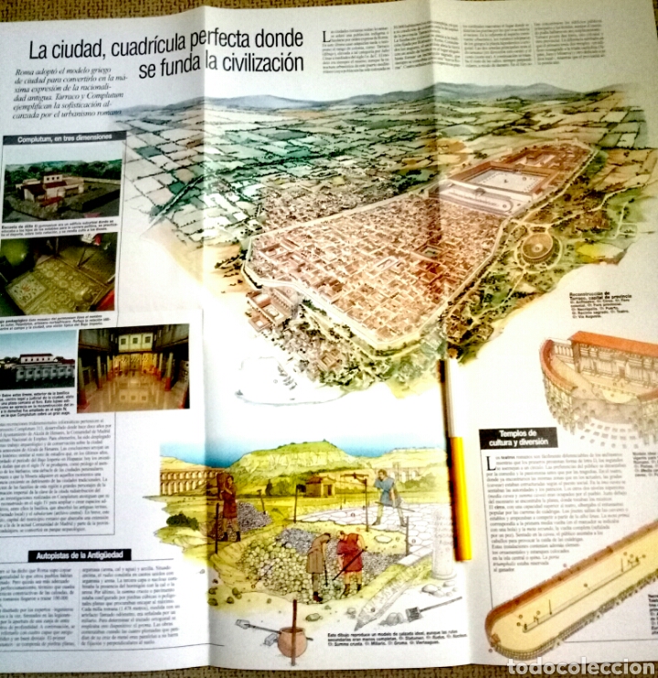 Mapas contempor&aacute;neos: Mapa la pen&iacute;nsula en tiempos de Roma. Geo Hispania. - Foto 2